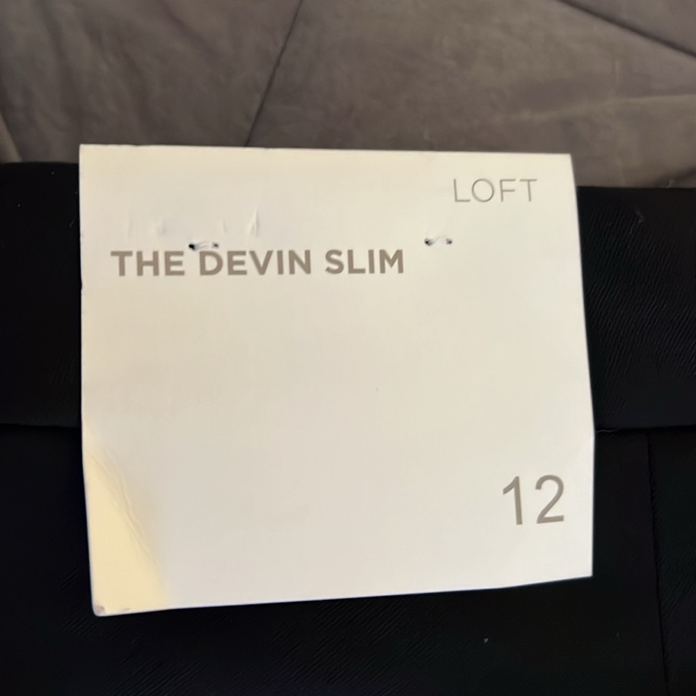 LOFT-Devin slim dress pants size 12 - Picture 3 of 4